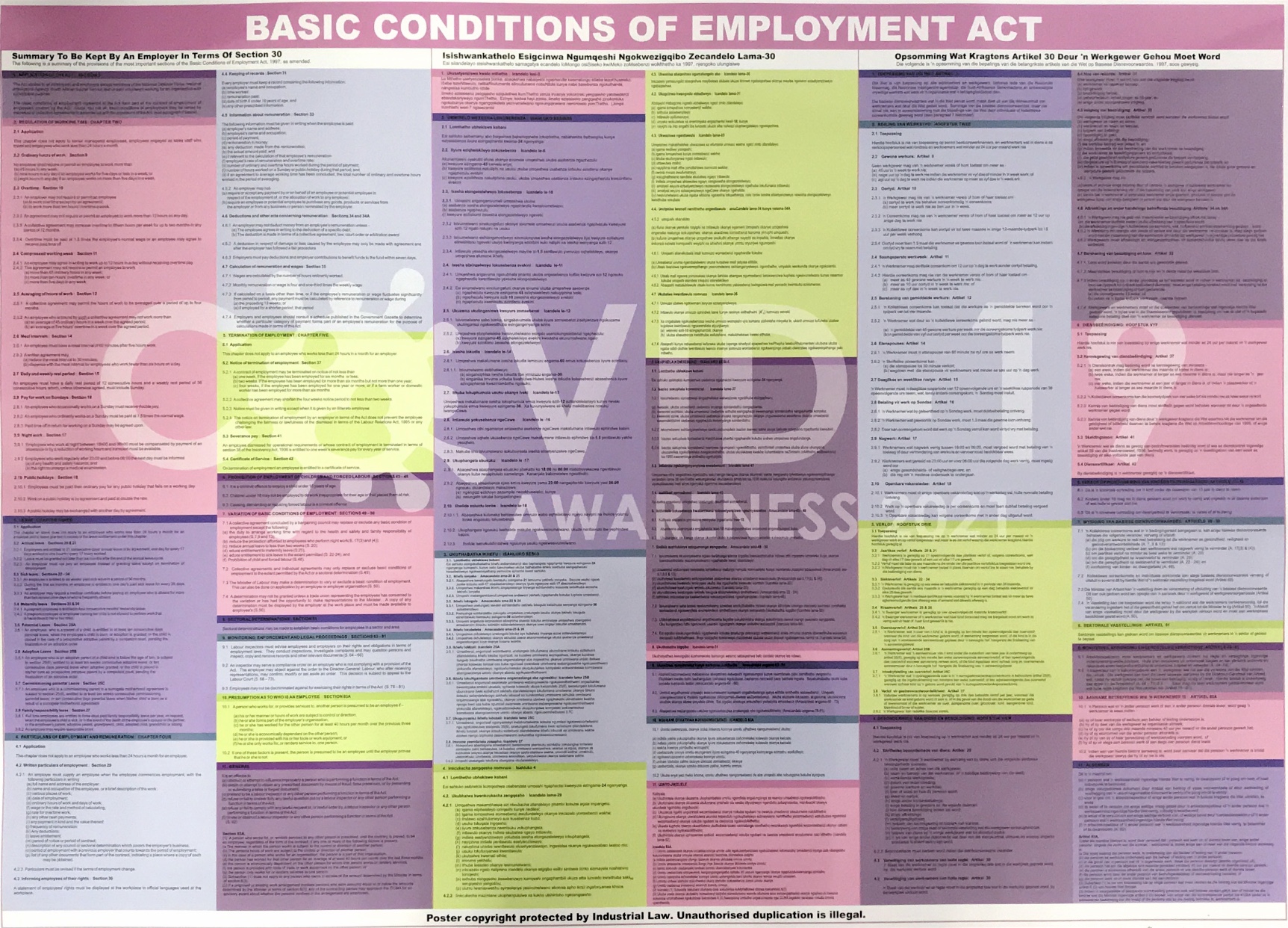 Basic Conditions of Employment Equity Act